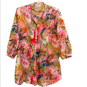 Steilmann Germany floral blouse